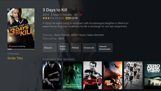 FTV Skin f&uuml;r Kodi - Filmangaben (Bild: Hitcher)